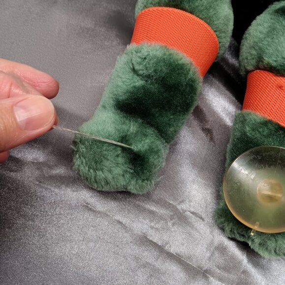 Vtg 1988 TMNT Michelangelo Window Plush Suction Cups Playmates Turtles 80s Toy - Picture 3 of 11